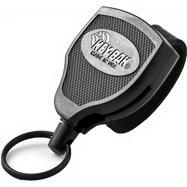Key-Bak KEYBAK Super 48 Self Retracting Reel - 36 in. DuPont Kevlar Cord, Leather Duty Belt Loop, 5PK 0S48-714 - main